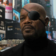 Samuel L. Jackson as Nick Fury in Captain America: The First Avenger